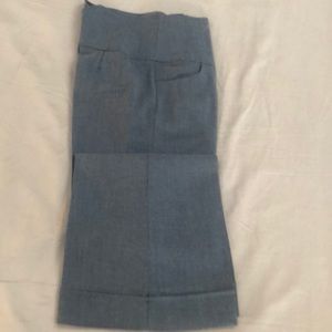 High waisted cuffed trousers